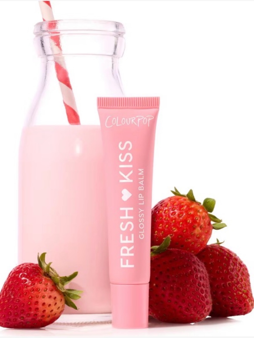 ColourPop Fresh Kiss Glossy Lip Balm - Strawberry Pink Sheer